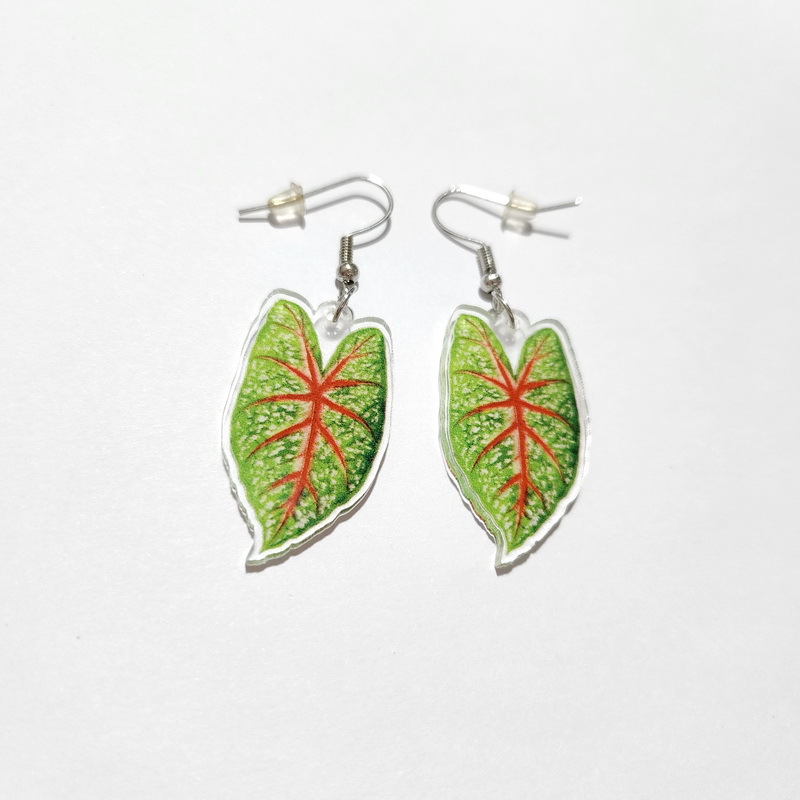 1 Pair Vacation Leaves Arylic Women's Drop Earrings display picture 3