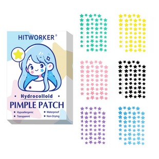Cross-Border Supply of Hydrocolloid Acne Patches, Colorful Star Makeup, Light and Breathable Concealer, Gentle and Non-Irritating