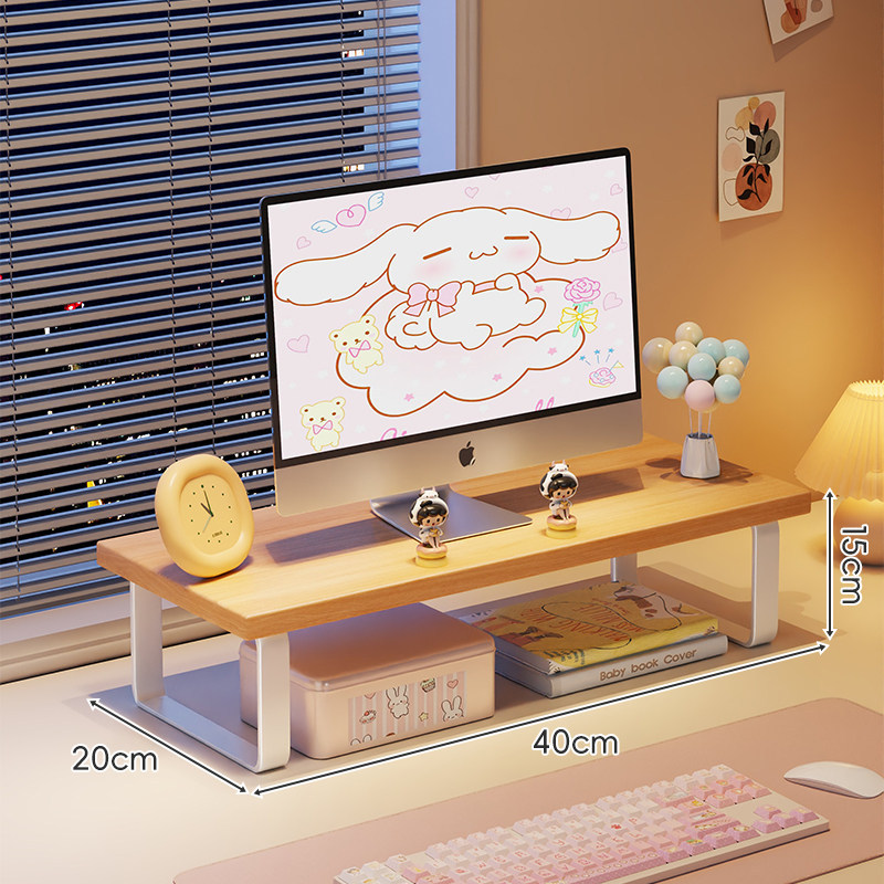 Soporte Elevador de Monitor, Elevador para Escritorio y Oficina