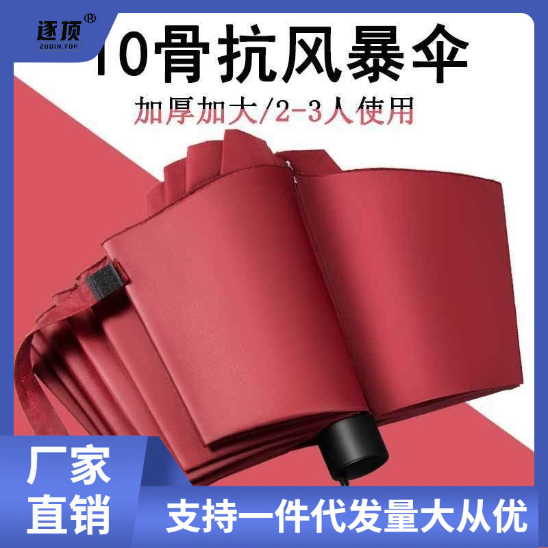 大雨伞大号超大晴雨两用雨伞男女三人太阳伞折叠双人遮阳商务