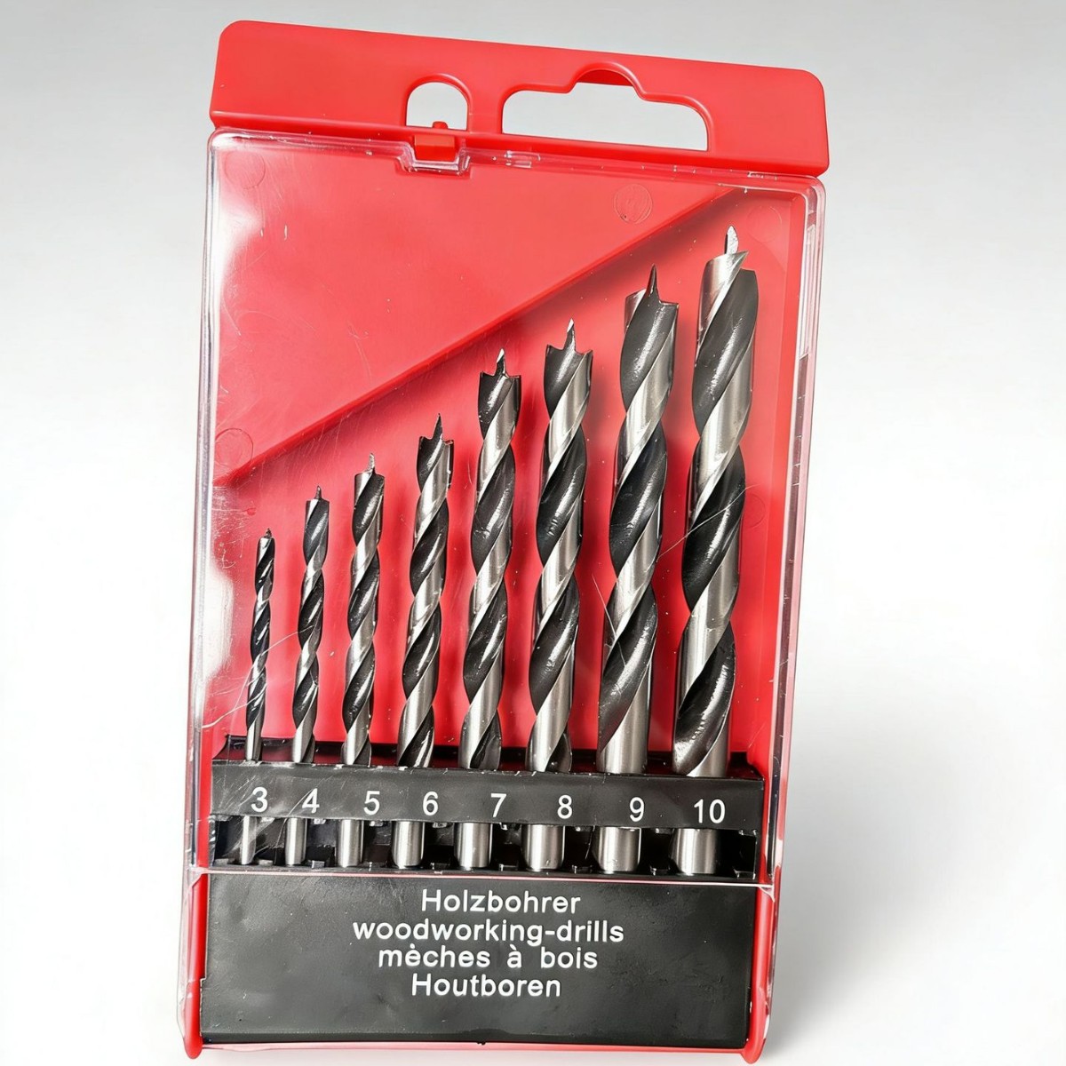 清边三尖木工钻 支罗钻木工扩孔钻工具套装8件套木工用品厂家批发