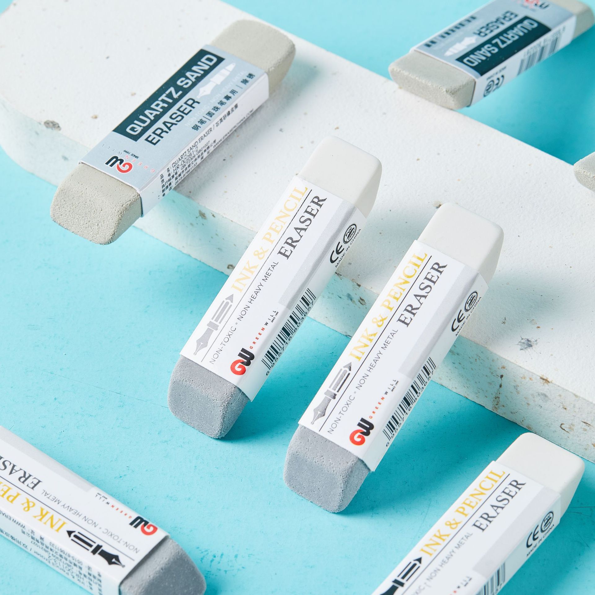 Borradora de goma abrasiva bolígrafo de carbono borrable especial para estudiantes bolígrafo neutro bolígrafo de agua bolígrafo de bola zapatos borradores