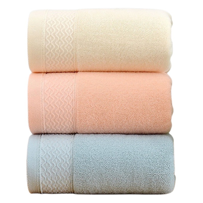 Water Ripple 32-Strand Cotton Bath Towel Set for Home Use, Couple's Bath Towel, Swimming Towel Set, Wholesale, Customizable with Embroidered Logo