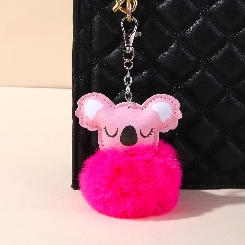 25g Weight Lobster Trigger Clasp Closure Clasp Closure Type Keychain Classification 1 Piece Quantity Holiday, Daily Occasion Imitation fur, Alloy Material Animal Pattern Unisex Gender Cartoon Style, Cute Style 1 Piece Cartoon Style Cute Animal Imitation Fur Alloy Unisex Lobster Trigger Clasp Closure Keychain 10