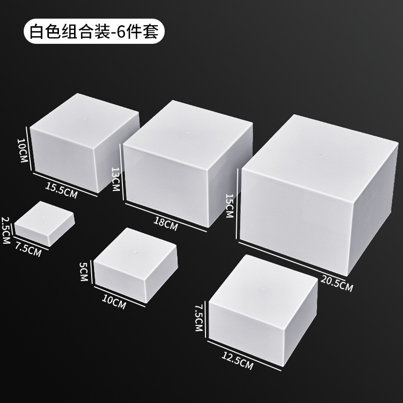 White combination pack-6 piece set