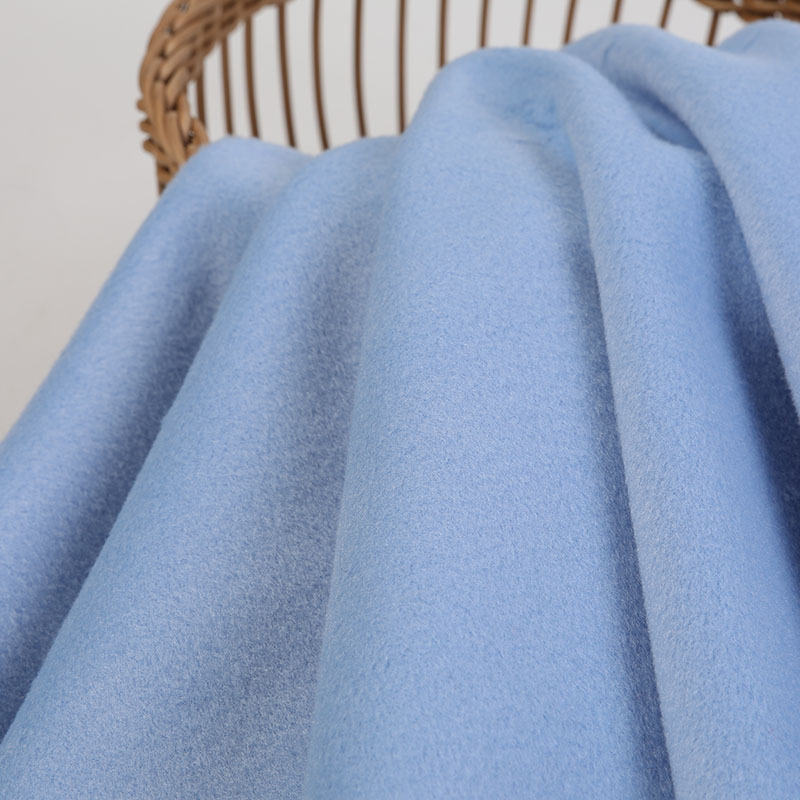 440G antílope tela de lana de una sola cara de lana lisa de tela lisa de otoño e invierno trench coat tela en stock