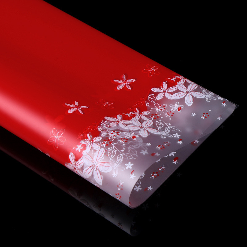 Papel de embalaje a prueba de agua de flores de mariposa Lizhi Ran Papel Hansu Papel de niebla Papel de embalaje de ramo de flores de color mariposa