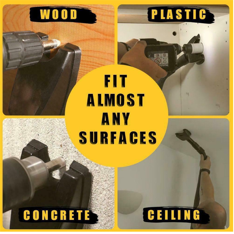 Hands-Free Dust Collector电钻接灰碗 免提集尘器冲击钻接灰工具