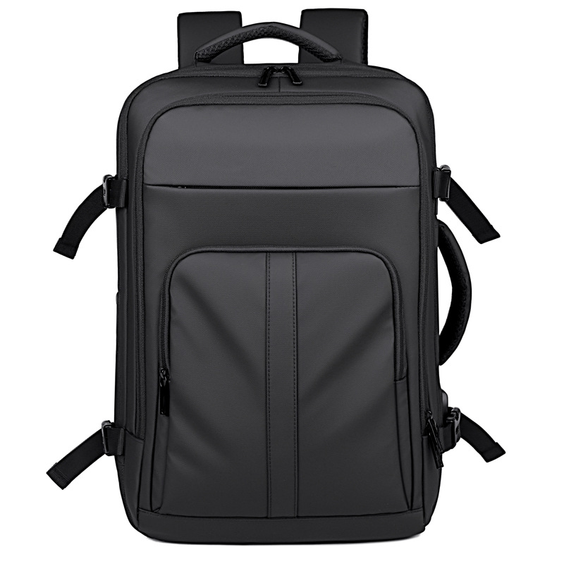 Mochila de viaje de negocios expandible, bolsa de viaje multifuncional para hombres, bolsa de computadora de viaje de ocio a prueba de agua