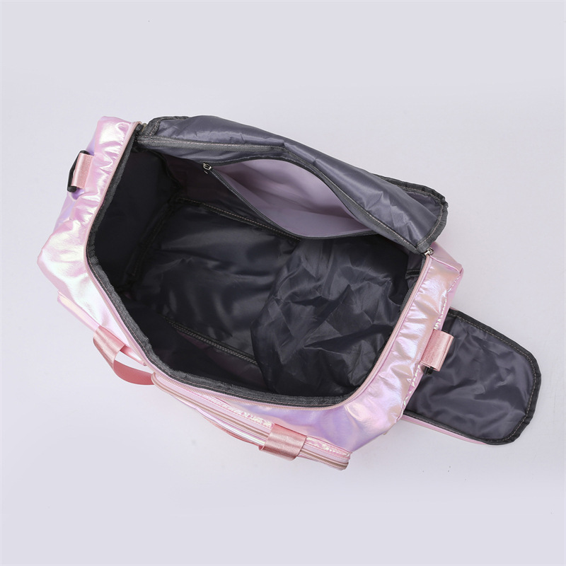 Bolsa de ejercicios de separación seca y húmeda, bolsa de yoga de almacenamiento de varios bolsillos, bolsa de mensajero de mujer portátil, bolso de gran capacidad