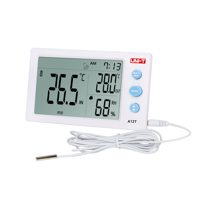 优利德A10T/A12T/A13T数显湿温度计室内室外湿度计 工业大棚 家用