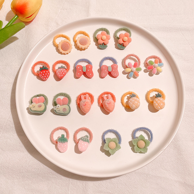 Accesorios para el pelo de los niños lindo pulgar banda bebé cabeza cuerda pequeña niña alta elástico no daño corbata goma tocado banda tocado