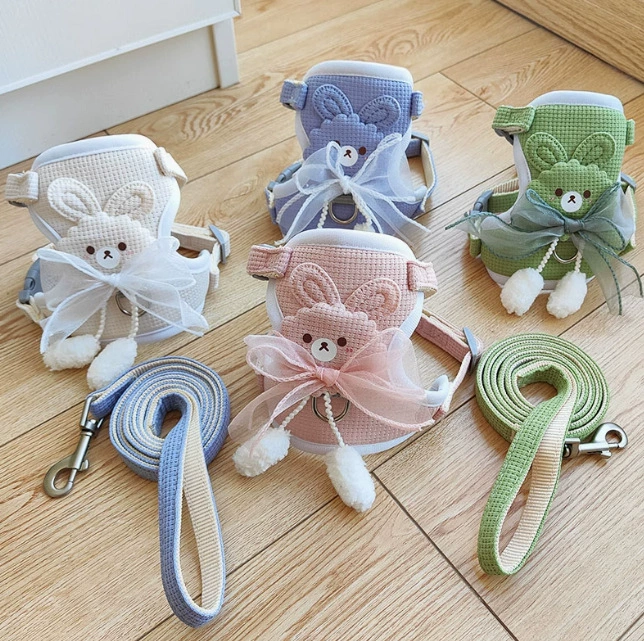 Собачий буксирный поводок Маленькая собака Тедди Би Медведь Цепь Собака Цепь