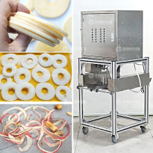 凤翔 源头工厂苹果削皮去芯切圆片机苹果去皮去核切瓣水果削皮机