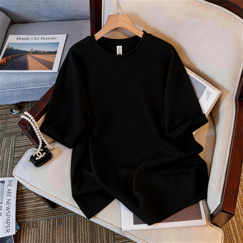 Black, with short sleeve
