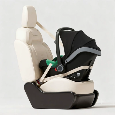 Child Safety Seat for Car child safety seat - black-extended-length