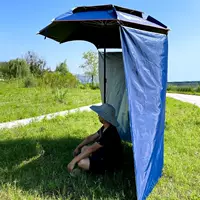 A8C рыболовный зонтик ветрозащитный непромокаемый солнцезащитный УФ-защита 2m 2.2m зонтик с черным покрытием для рыбалки на открытом воздухе
