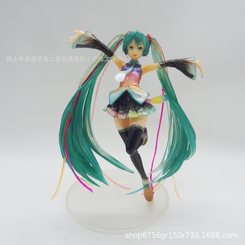 特价款二次元美少女十周年纪念版初音 未来 盒装摆件动漫手办|undefined