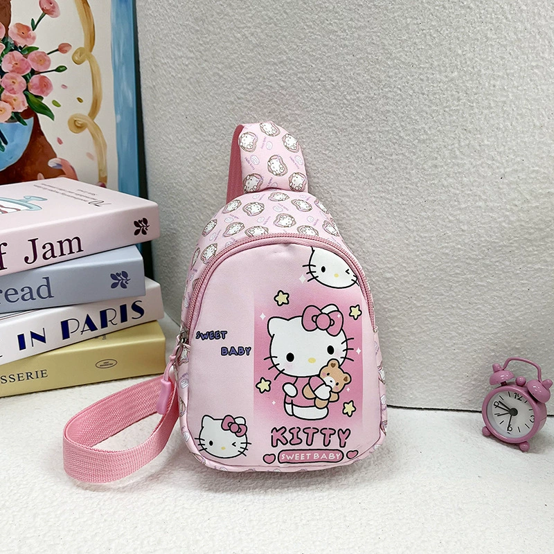 Новый мультяшный детский нагрудный мешок милый детский сад школьный портфель модный ребенок диагональный рюкзак закуски игрушка сумка на плечо