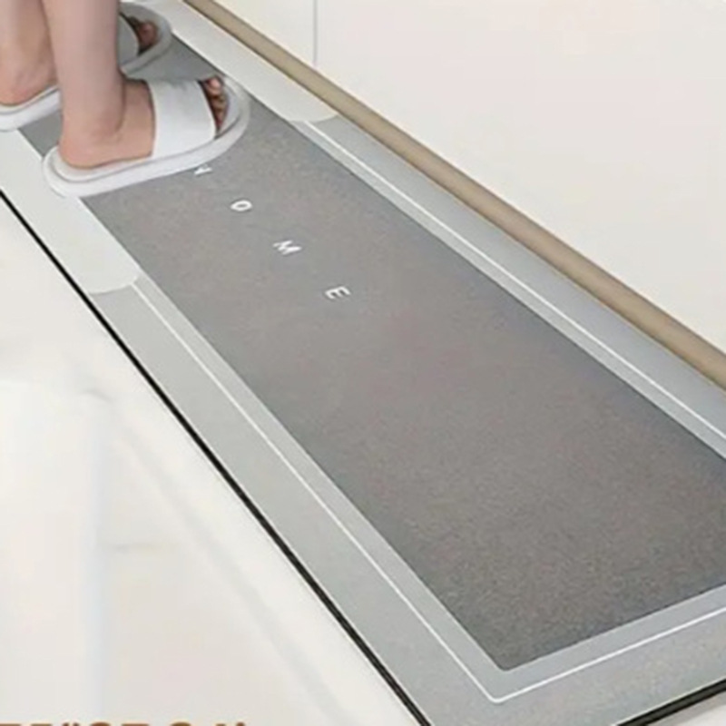 Cojín de absorción de barro de diatomeas cojín de suelo antideslizante de baño cojín blando de entrada sin lavado cojín de pies de entrada de absorción de agua secado rápido