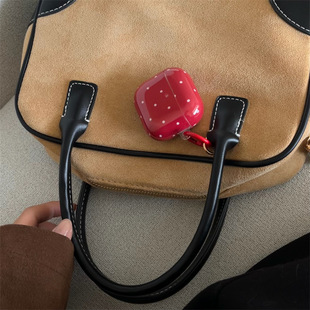 INS wine red wave dot suitable for Apple AirPods1/2 new 3rd generation protective cover AirPodSpro2 generation ear case