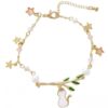 Brand cute goods, fashionable fresh bracelet, simple and elegant design, flowered