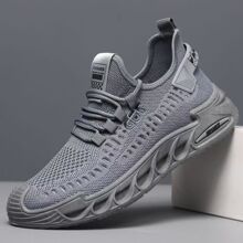 飞织网面轻便百搭透气防滑防臭休闲运动平底网鞋软底