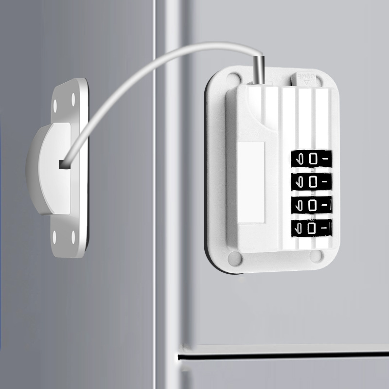 Versión mejorada de bloqueo de contraseña tipo rectangular negro 4 yardas-1 paquete