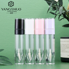 现货批发透明圆管盖子内喷唇彩管注塑色内喷唇釉管空管化妆品包材