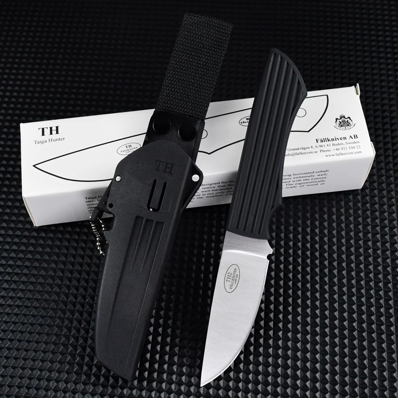 便携式野外战术刀野营防身刀带刀鞘高硬度直刀跨境刀具户外求生刀