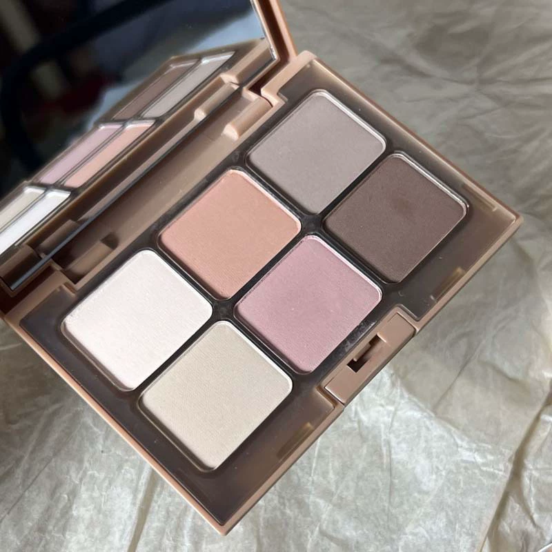HERORANGE Complex eye shadow, face blush, highlighter, six colors, earth tones