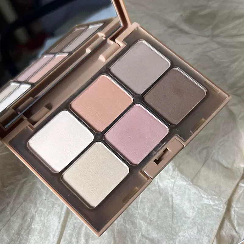 HERORANGE Complex eye shadow, face blush, highlighter, six colors, earth tones