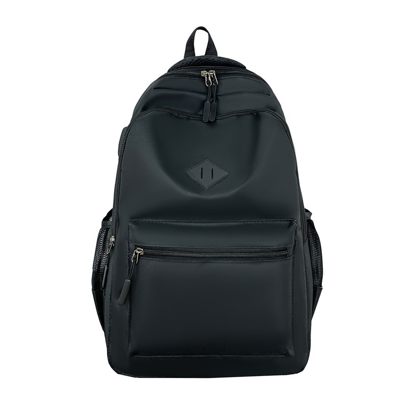 Moda al por mayor mochila de tela de Oxford nueva mochila simple de gran capacidad para estudiantes de secundaria mochila comercial USB