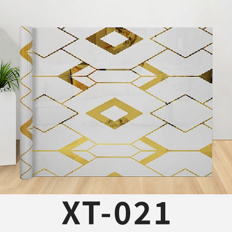 Papel pintado de mármol autoadhesivo a prueba de humedad fondo pegatinas de pared decoración de pared cerámica imitada pegatinas de pared estampadas PET