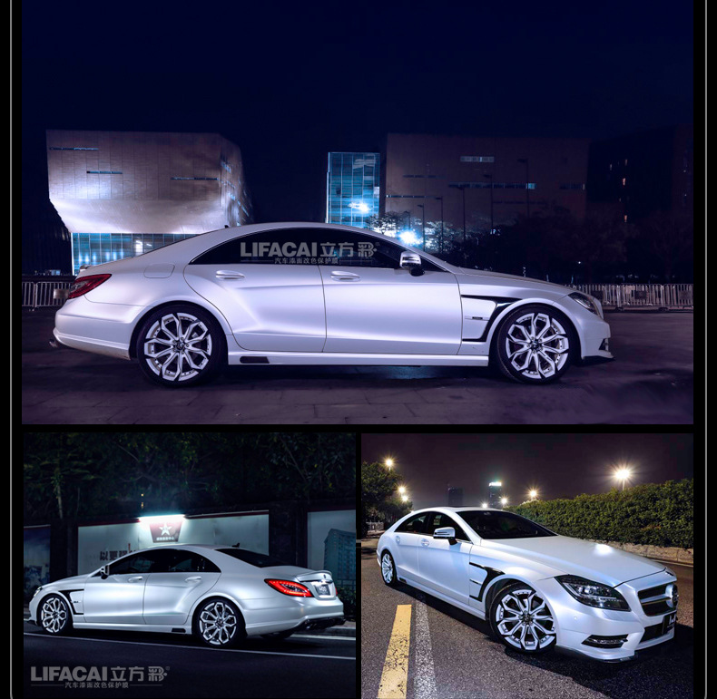 Car Color Changing Film White Film Sticker Pet Piano White Matte Glossy Crystal Carbon Fiber Full Body Interior