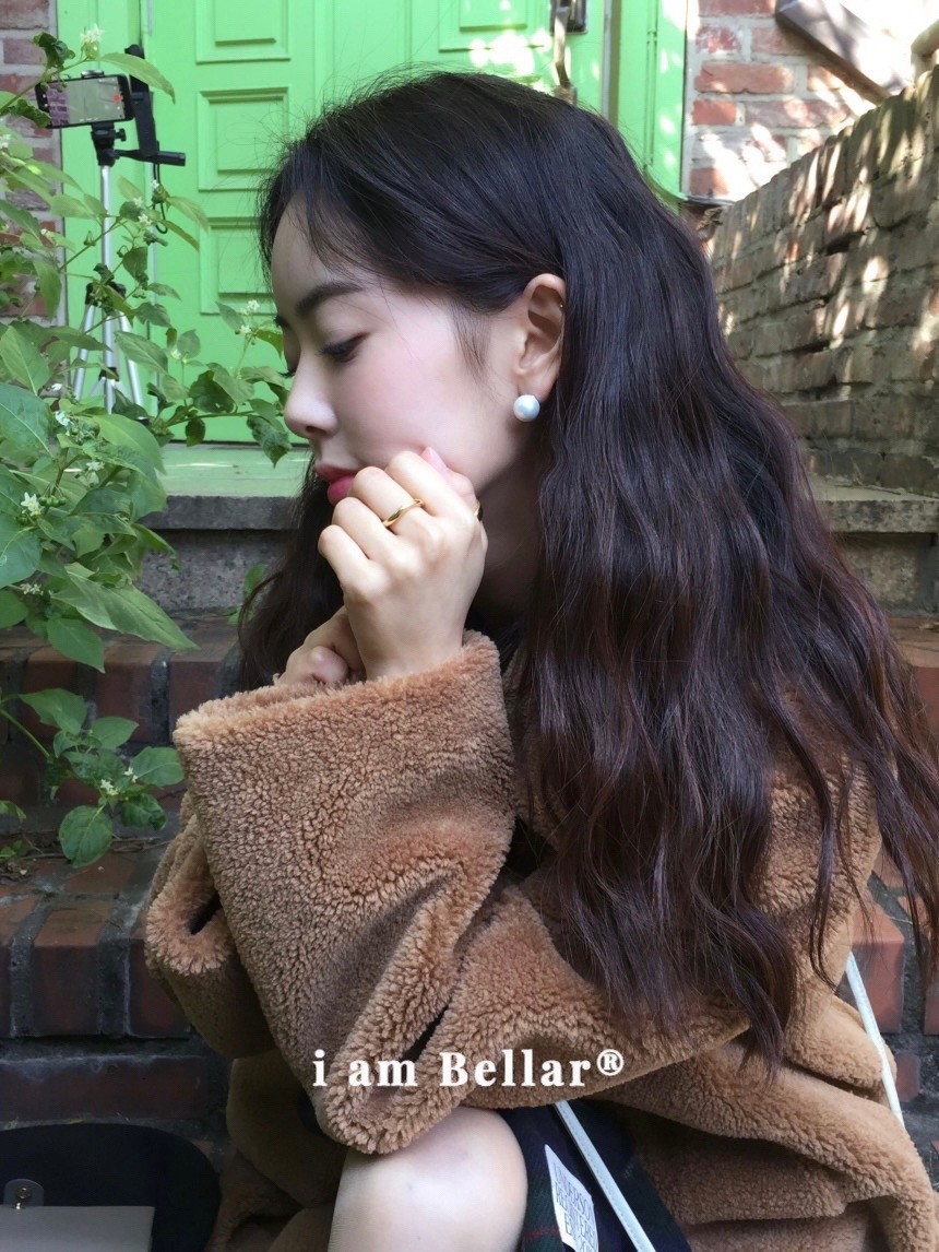 Simple Style Geometric Sterling Silver Plating Ear Studs 1 Pair