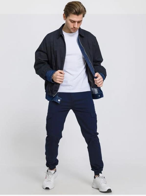 ​​Men’s Russian-Style Jogger Pants – Slim Fit Sportswear Elastic Cuffs, Comfortable Polyester Casual Long Pants For Active Lifestyles​​_viptrois.com