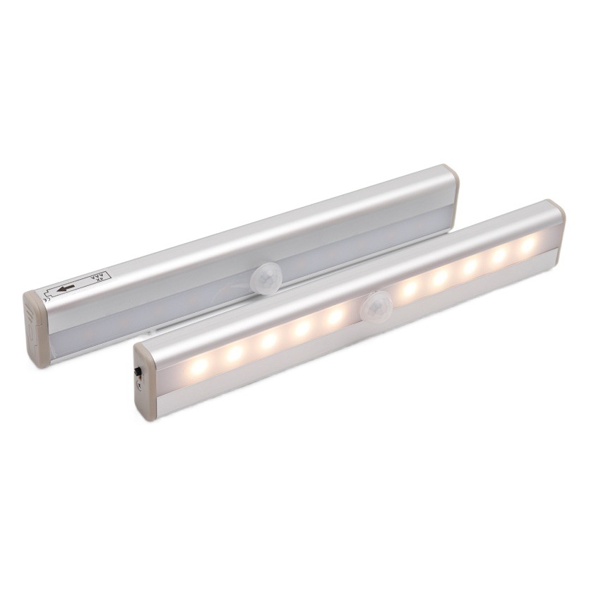 Luz de noche LED luz de inducción del cuerpo humano habitación larga en el hogar carga USB gabinete de vino de succión magnética armario armario luz de pasillo