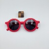 Cute children's sunglasses, matte glasses, decorations, family style, 1-8 years