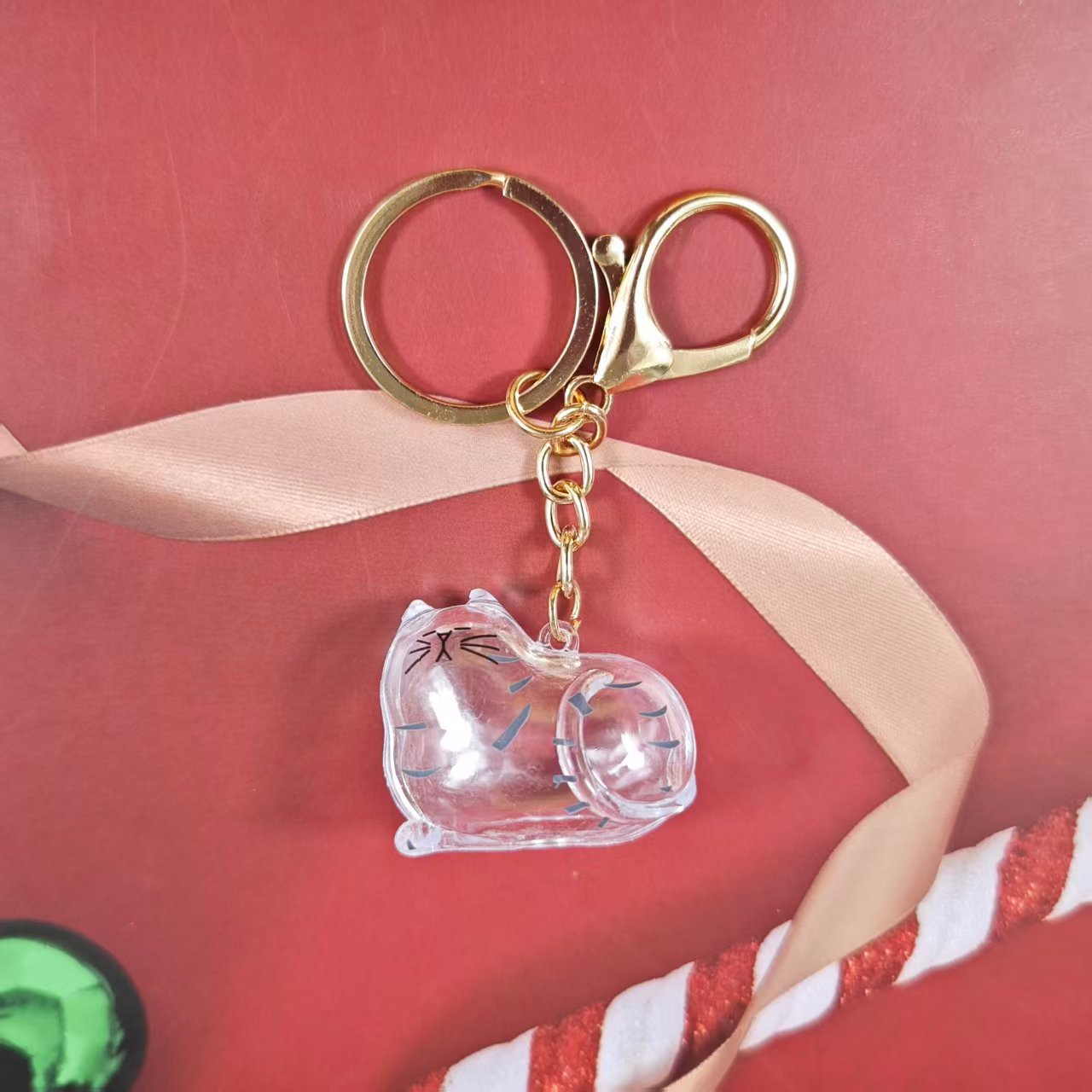 Caja de Almacenamiento Transparente para Pelo de Gato, Popular Transfronterizo, Cápsula para Guardar Pelo de Gato, Bolsa Conmemorativa, Llavero, Colgante para el Cuidado del Gato