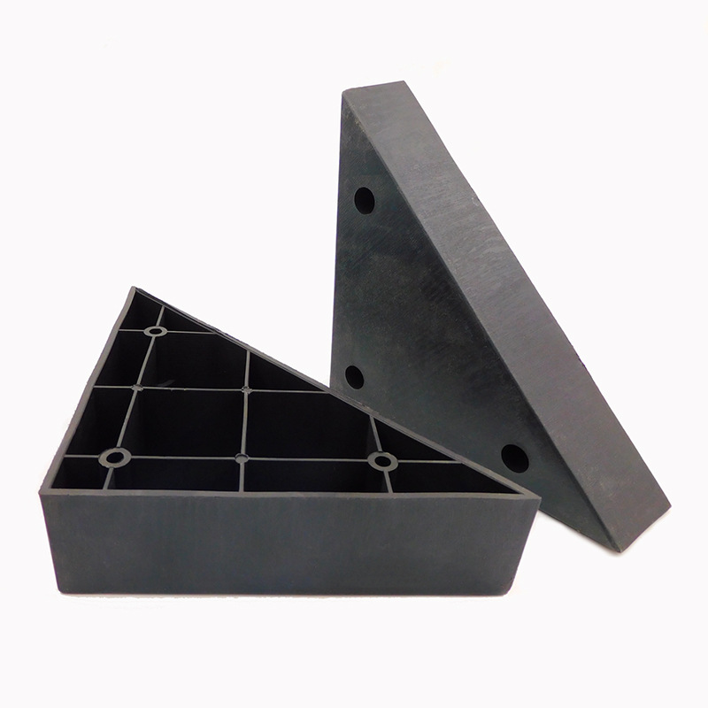 Triángulo plástico sofá pie triángulo cintura pie semicírculo pie plástico Pie de goma