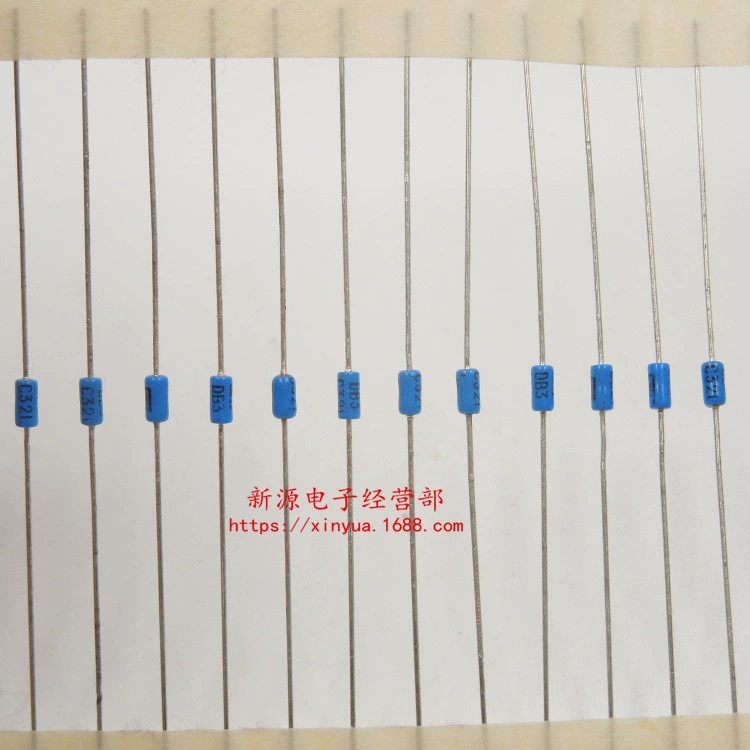 DB3 двунаправленный триггерный диод Пакет триггерной трубки DB3 DO-35 Диод DB3