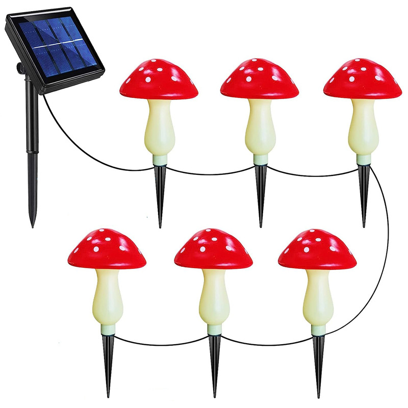 Nuevo popular seta lámpara impermeable al aire libre jardín lámpara Villa jardín pequeño patio decoración atmósfera pequeña lámpara de césped