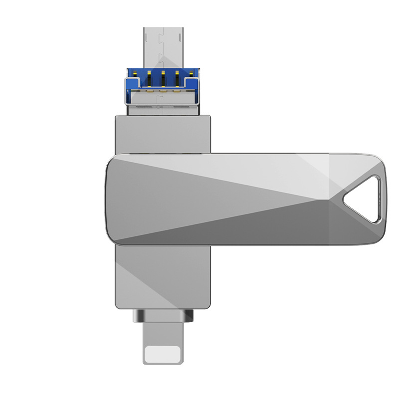新款手机u盘适用苹果三星安卓电脑三合一高速多功能礼品定制优盘