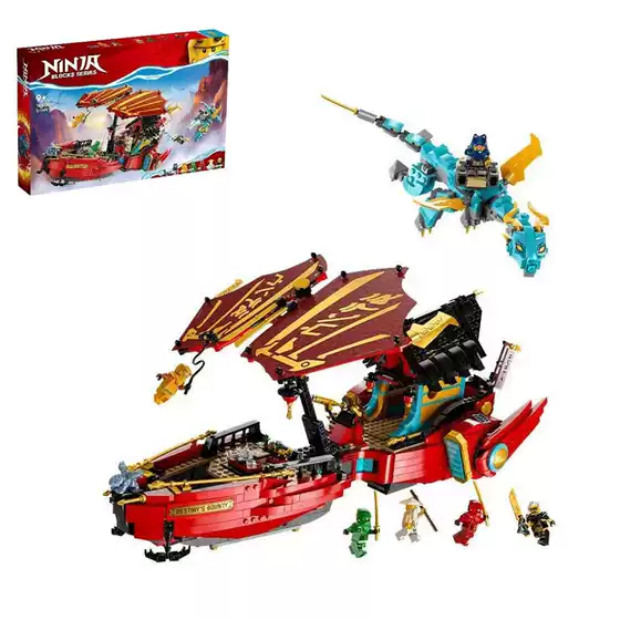 Chinese Ninjago Series Destiny's Bounty Speed of Life Boys Educational Building Blocks Toy