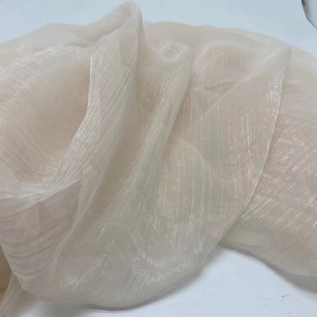 Light and thin breathable flashing shiffon cloth, Hanfu, polyester, sun protection