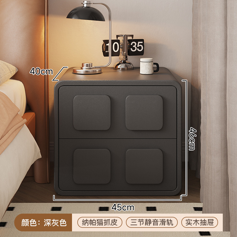 Cabina de cabecera de madera maciza dormitorio simple casera de almacenamiento junto a la cama moderna creativa gabinete de combinación libre sala de estar armario de almacenamiento