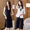 2021 Spring and summer temperament Western style leisure time Occupation work clothes Vest skirt suit British style fashion suit Dress