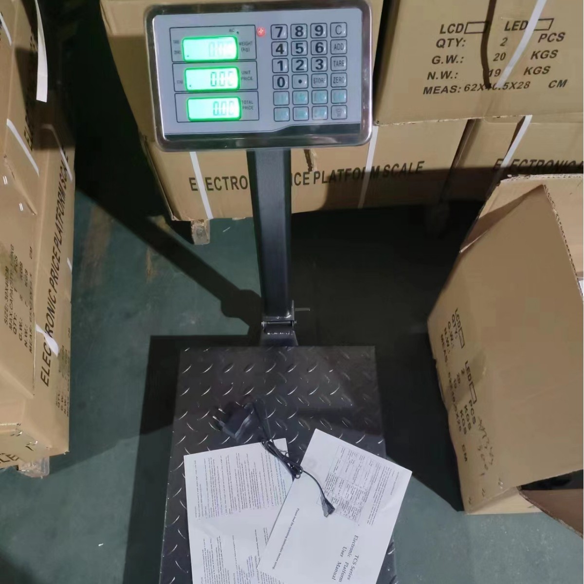 300kg báscula de mesa báscula electrónica báscula de precio báscula electrónica plataforma de exportación de comercio exterior báscula
