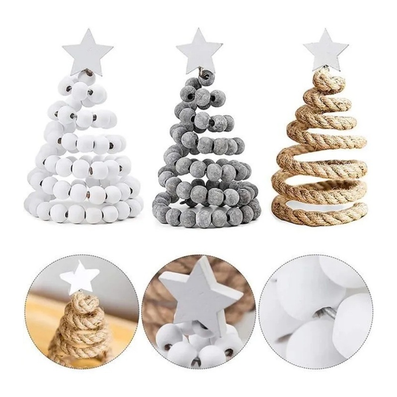 クリスマス装飾クリスマス装飾アイデア北欧ins木製クリスマスツリーデスクトップ装飾装飾|undefined